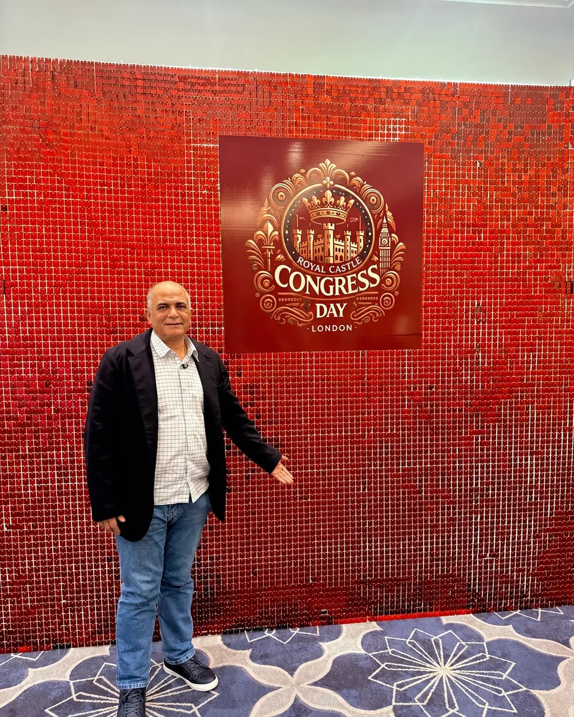 Samuel Moikato no Royal Castles Congress Day em Londres